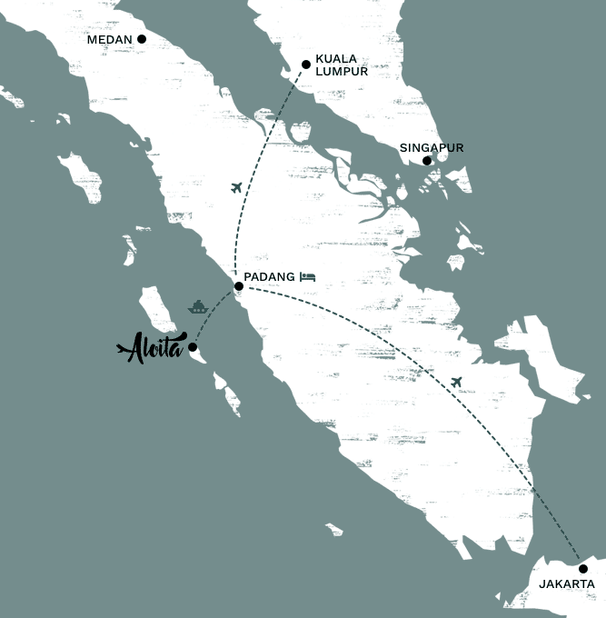How to get to the Mentawai Islands Map